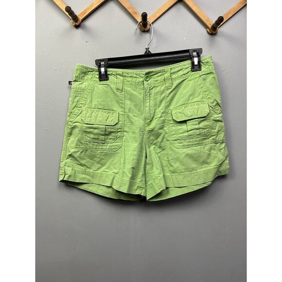 Ralph Lauren‎ Polo Jeans Co Shorts Womens size 6 Green Utility Cargo Ripstop - Picture 1 of 7